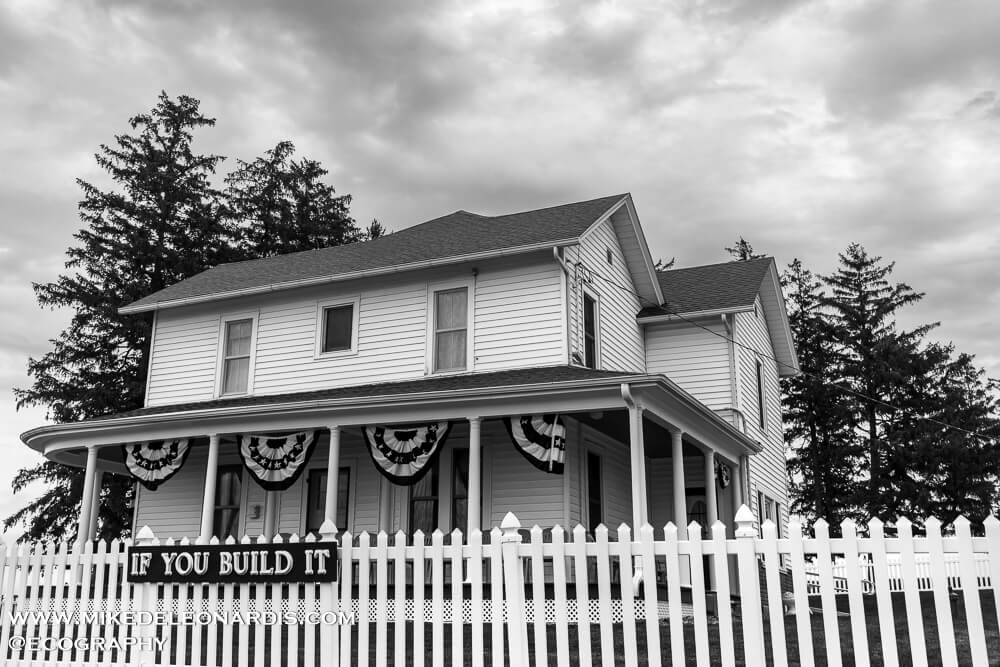 - The house where Field of Dreams was filmed.