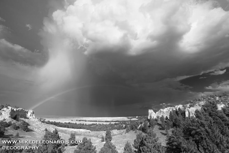 Storm Over The Wyoming Bluffs